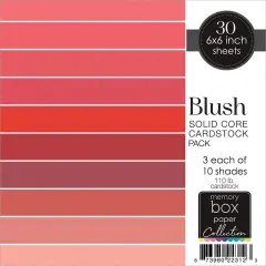 Memory Box Solid Core Cardstock 6"X6"-Blush