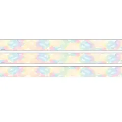 Pastel Pop Tie-Dye Straight Rolled Border Trim, 50 Feet, 3 Rolls