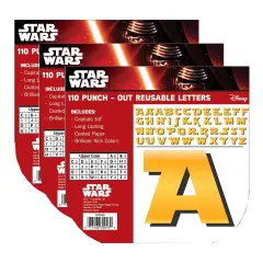 Star Wars&trade; Deco 4" Letters, 110 Per Pack, 3 Packs