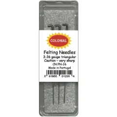 Colonial Felting Needles 3/Pkg-Size 36 Triangle