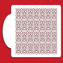 Circle Lattice Cake Stencil | C778 by Designer Stencils | Cake Decorating Tools |