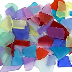Sea Glass 11 Ounces Assorted Mix Sea Glass - Bulk Seaglass Pieces for Beach Decor & Crafts