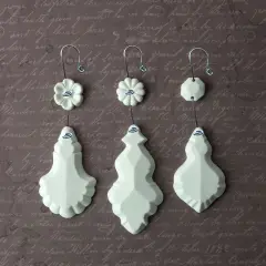 Prima Marketing Inc Relic & Artifacts Archival Cast Embellishments-Chandelier Pendants Iii - 655350941680