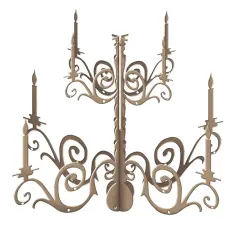 Prima Marketing Inc Diy Wooden Chandelier - Bohemian 655350585532