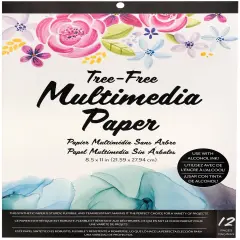 Ac Sketch Markers Tree-Free Multimedia Pad 8.5"X11"-12 Sheets