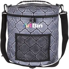 ArtBin Yarn Drum 12"X12.75"-Gray Print