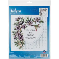 Janlynn Counted Cross Stitch Kit 10"X10"-Garden Trellis
