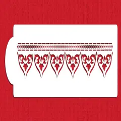 Moroccan Cake Stencil Side | C714 by Designer Stencils | Stencils for Royal Icing, Airbrush, Dusting Powder |