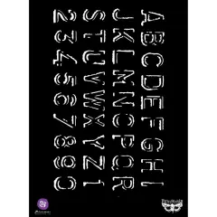 Prima Marketing Inc 7x9 Stencil-Alpha 655350962296