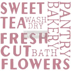 Redesign Decor Stamp - Sweet Tea 12"x12" (9 pcs)