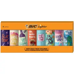 BIC Special Edition Lighter, Various Designs, 8-Count Pack