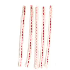 3/8" Flat Cotton Wick for Oil Lamps with a #00 Burner and Lanterns Pack of 5