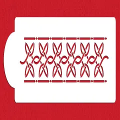 Celtic Twine Cake Stencil Side | C720 by Designer Stencils | Cake Decorating Tools |