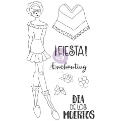 Prima Marketing Inc Julie N Doll Stamp - Maria - 8 Pcs 655350913526