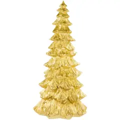 Northlight Metallic Woodland Tree Christmas Decoration - 12.5" Gold