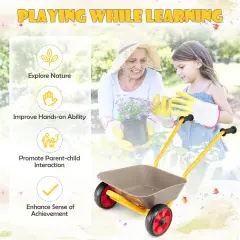 2-Wheeler Toy Cart with Steel Construction for Boys and Girls