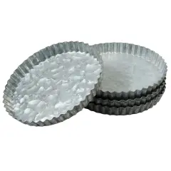 HerrschnersFluted Pie Tin Coasters Multi