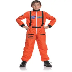 Child's NASA Orange Astronaut Space Flight Suit Costume