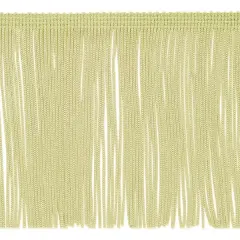 5 Yards of 6" Chainette Fringe Trim, Polyester, Decorative, Versatile for Costumes Champagne