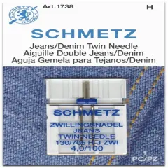 Schmetz Denim Twin Machine Needles-Size 4.0/100 1/Pkg