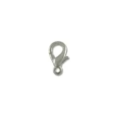 Lobster Clasp 12x6mm Silver Plated (1-Pc)