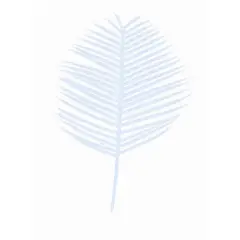 Set of 5 Elegant White 6" Cycus Plants - Chic and Versatile Indoor D&eacute;cor, Miniature Botanical Delights for Home and Office Spaces, Floral Home by Artificial Flowers