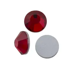 Preciosa Crystal VIVA12 Flat Back Rhinestone 4mm (SS16) Light Siam (Package of 50)