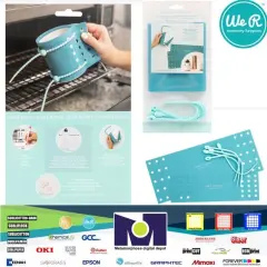 We R Heat Transfer STRAIGHT 15" x 6" WRAP 12" x 4" WRAP & Silicone 661010