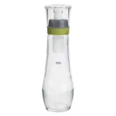 Trudeau Oil Spray Bottle, Glass, Plug-Free Filter for Baking Grilling, 10 oz