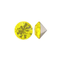 Preciosa Crystal Maxima Chaton 3mm (PP24) Citrine (Package of 50)