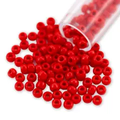 Miyuki Round Rocaille Seed Bead 8/0 Opaque Red