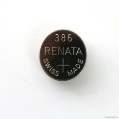 1 x Renata 386 Swiss Made Lithium Coin Cell Battery SR43W