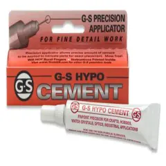 G-S Hypo-Tube Jewelers Cement Clear 1/3 oz 4 Pack