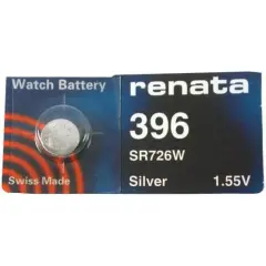Renata Maxell SR726W 396 D396 SR59 SR726 Silver_Oxide Watch Battery