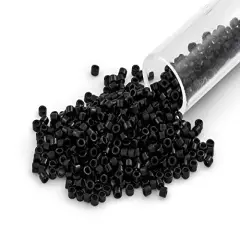 Miyuki Delica Seed Bead 11/0 Opaque Black