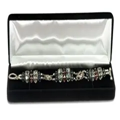 Black Velvet Bracelet Box