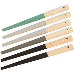 Half Round Sanding Sticks for DIY Jewelry Making (Set of 6)