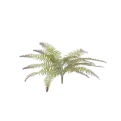 12-Pack: UV Frost River Fern Bush with 15 Leaves, 22" Wide, Floral Home by Artificial Flowers