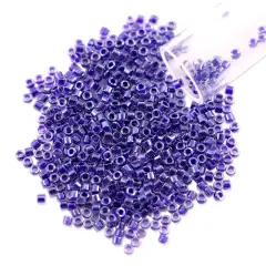 Miyuki Delica Seed Bead 11/0 Color Lined Dark Purple