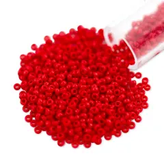 Miyuki Round Rocaille Seed Bead 15/0 Opaque Red
