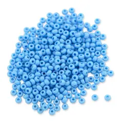 Czech Seed Bead 8/0 Light Blue Turquoise (10 Grams)