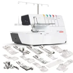 Bernette b68 Airlock Serger Machine With Ultimate Presser Foot Combo