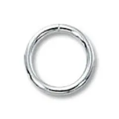 Jump Ring Round Open 8mm Sterling Silver (1-Pc)