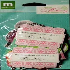 Making Memories Modern Millinery Die-Cut Accents Embellishments