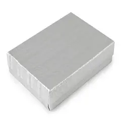 Silver Foil Jewelry Box #53 (Package of 20)