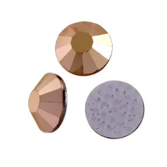 Preciosa Crystal VIVA12 Hotfix Rhinestone 4.7mm (SS20) Crystal Capri Gold (Package of 50)