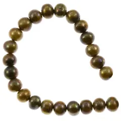Freshwater Potato Pearls Peacock Brown 8-9mm (16 inch Strand)