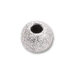 Stardust Beads 3mm Sterling Silver (1-Pc)