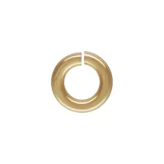 Open Jump Ring 3.5mm 14 Karat Solid Yellow Gold