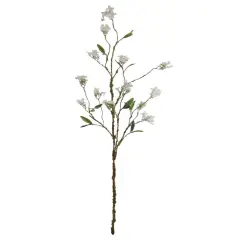 42" White Wildflower Sprays (Box of 12) - Lifelike Artificial Flowers, Ideal for Bouquets, Events & Home Decor - Elegant Year-Round Decoration, Floral Home by Artificial Flowers